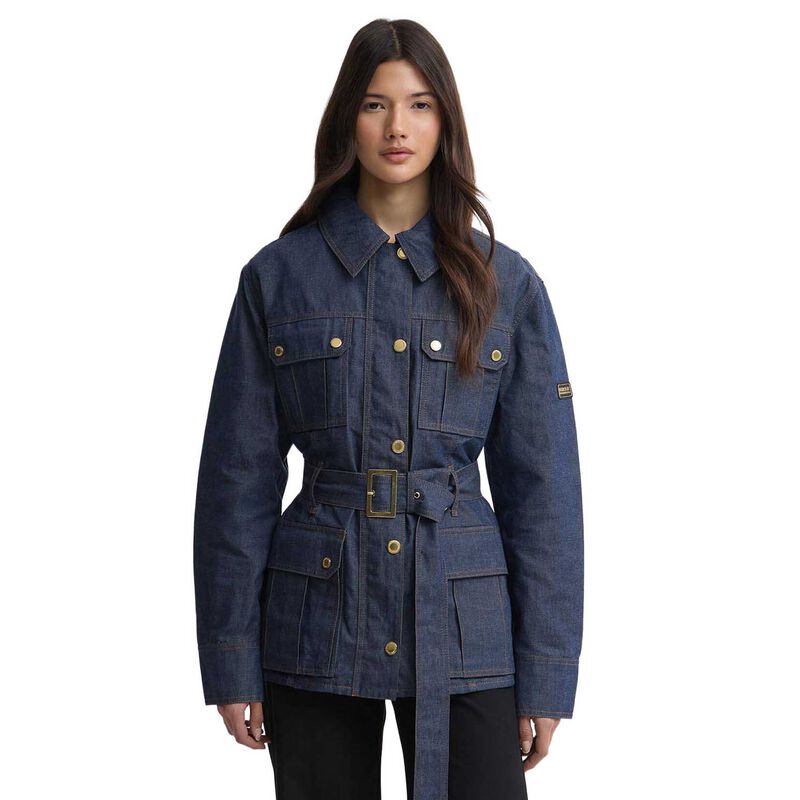 Barbour International Denim International Belted Jacket image number 0
